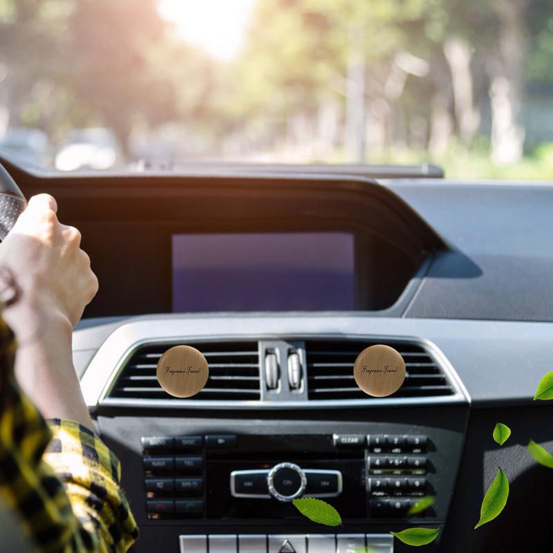 Auto Lüftung Lufterfrischer Auto Duft Diffusor Holz Auto Diffusor Lüftungsklammern Für Aromatherapie Tabletten Nachfülltabletten Für Auto Badezimmer