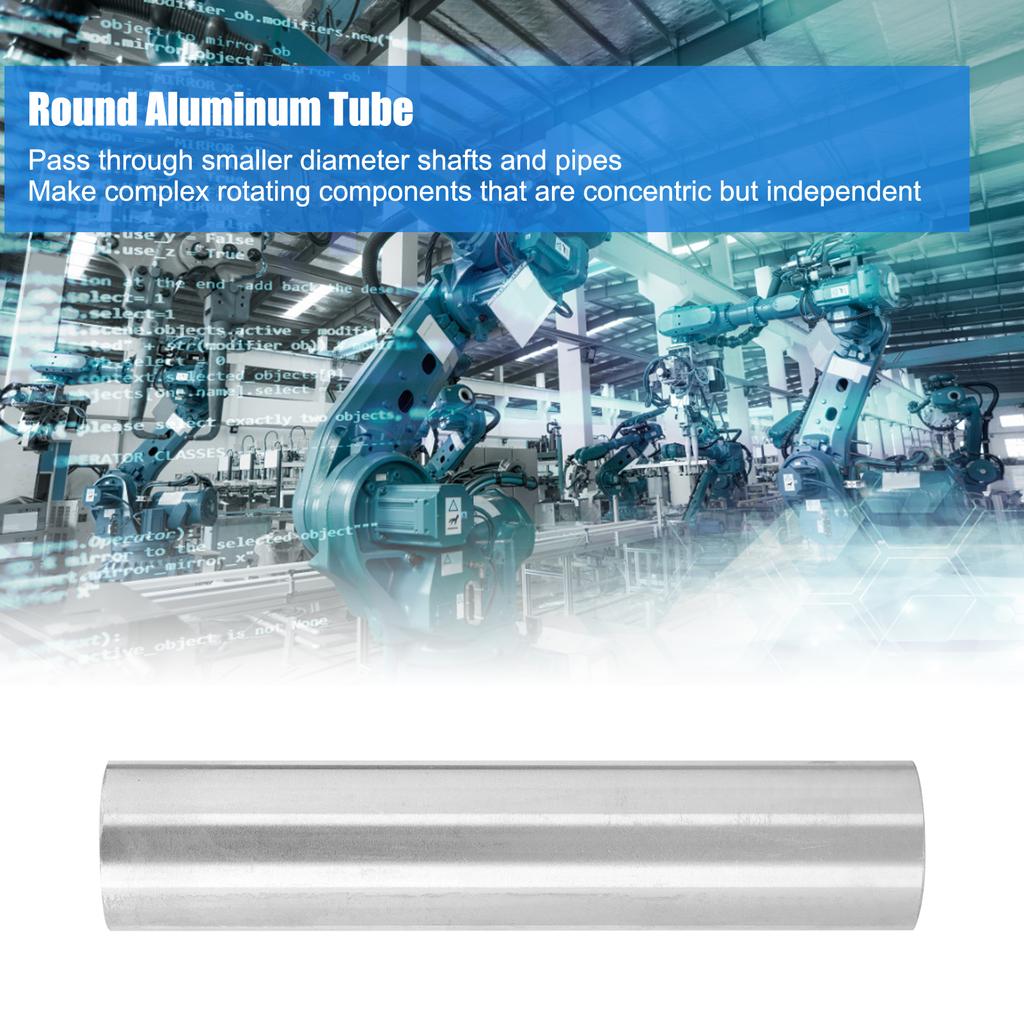 Tube en Aluminium Rond Tube Droit Outils de Support de Robot Accessoires Dia 32mm 6100‑2732‑0150
