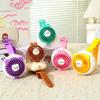 3 Geschwindigkeiten Capybara Elektrischer Ventilator USB-Aufladung Uhr Kleiner Ventilator Tragbar Niedliche Uhr Ventilator Schüler
