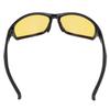 TAKAMIYA XOOX Night Polarized Square Silver Mirror Lens Sunglasses, I-Shape, Yellow/Light