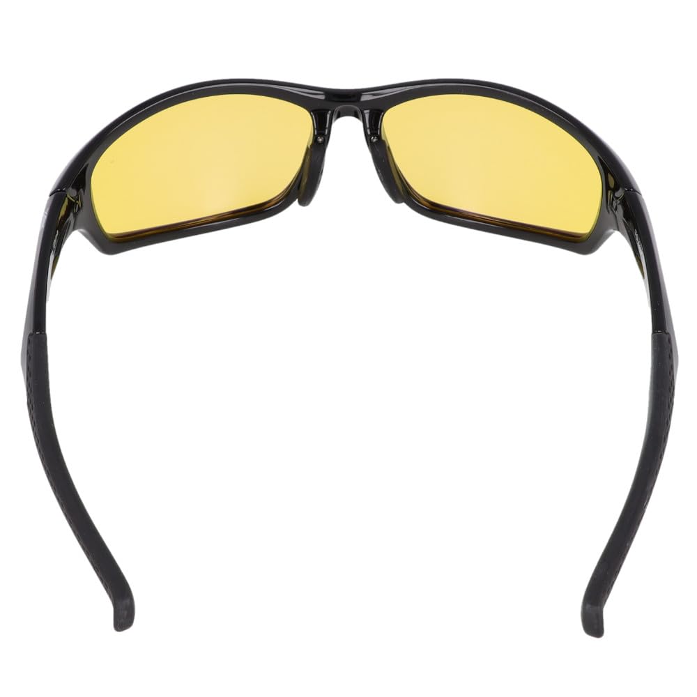 TAKAMIYA XOOX Night Polarized Square Silver Mirror Lens Sunglasses, I-Shape, Yellow/Light