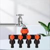 Garden Hose Pipe Splitter 4-Way Faucet Diverter Tap Hose Connector Splitter Four Independent Switches For Home Lawn Irrigation
