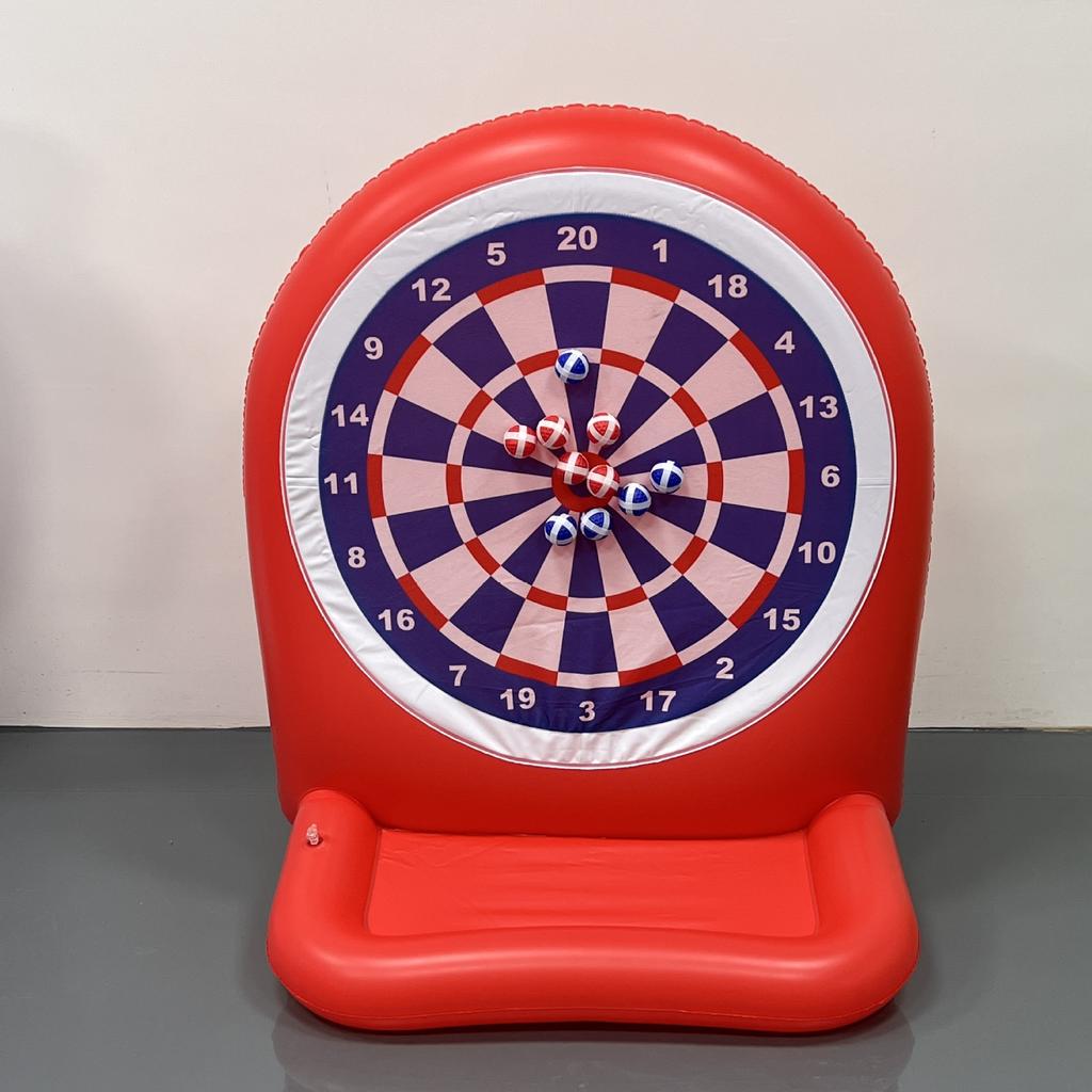 Inflatable Soccer Target PVC Outdoor Fun Shooter Dart Board Throwing Game Sticky Ball Toy