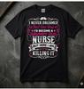 Nurse Registered LPN ER Funny Gift Cotton Tee Graphic Unisex T-shirt