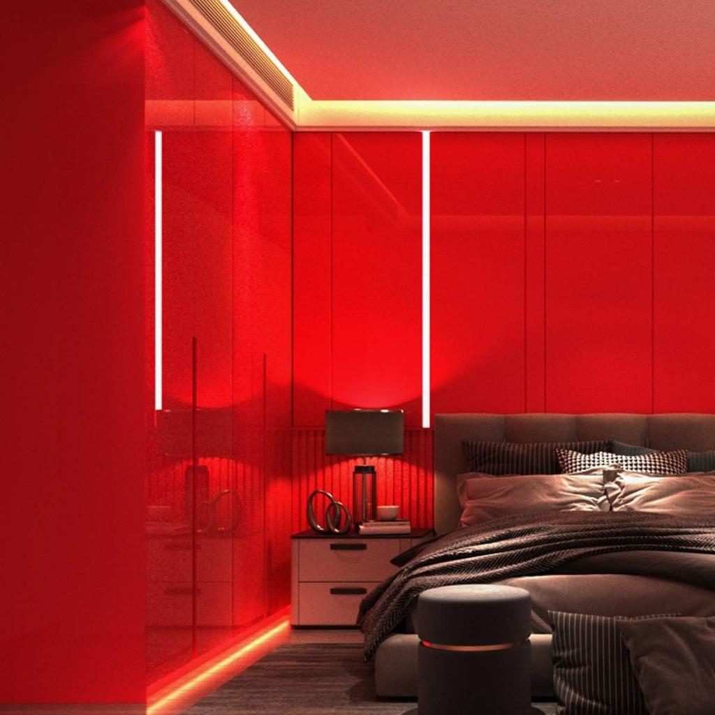 DIY PVC Perlmuttfolie Wasserdichte Tapete Zimmer Selbstklebend Rot Glänzend Klebefolie Schrank Küche Hochglanz Möbel Wandaufkleber