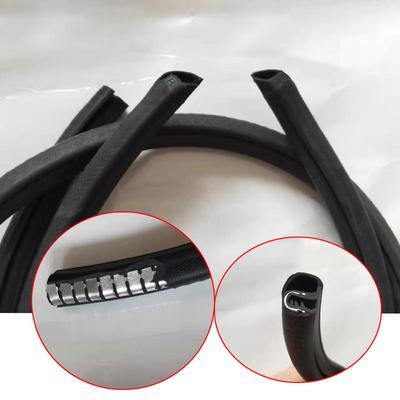 Car Door Seal Strips Sticker Car Door Edge Weatherstrip Rubber Seals Sound Insulation Sealing Strip Protector Car Accessoriess
