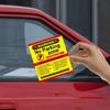 50 Pieces No Parking Zone Cards Bad Parking Cards Warning Safety Stickers Multiple Reason Violation Adult Sock Stuffer