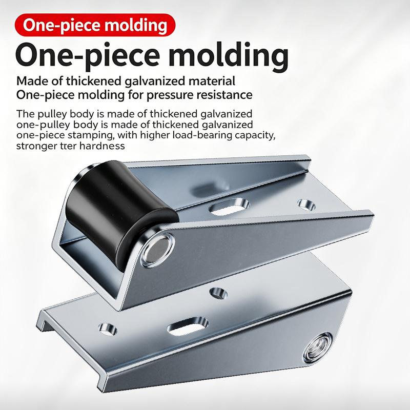 Furniture Side Mounted Directional Roller Door Support Moving Wheel Multi-function Stainless Steel Pulley Gate Casters