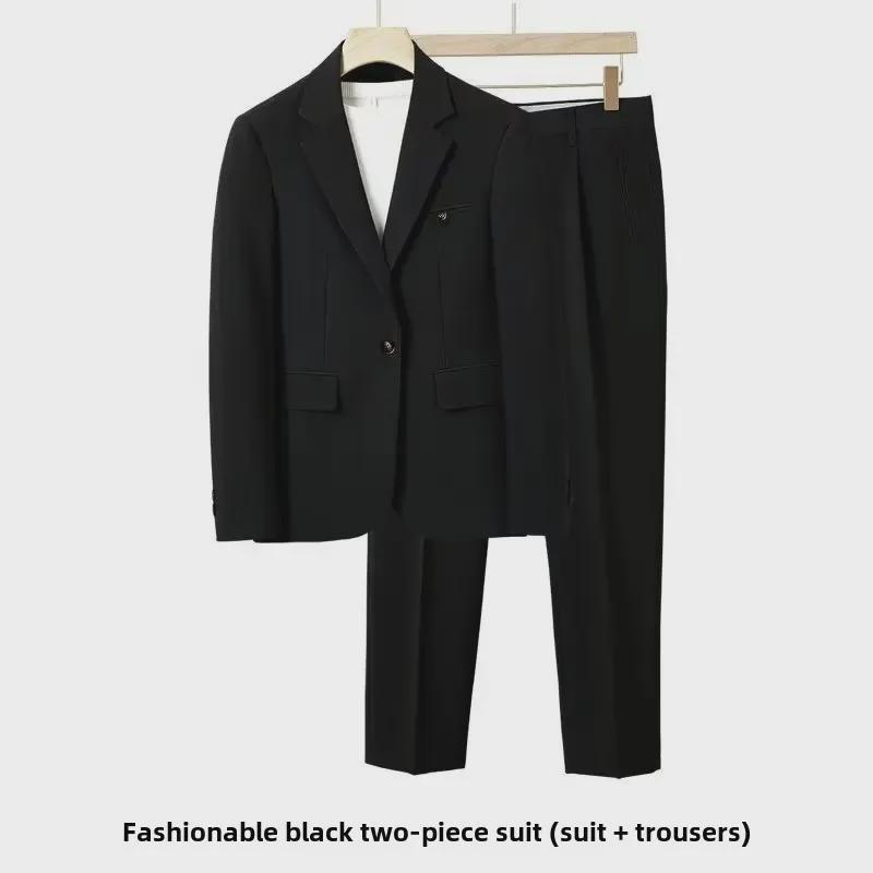 Men's Spring & Summer Korean-Style Smart Casual Suits: Loose, Mature, High-End Blazers