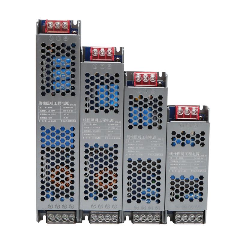 Ultra-thin Silent Indoor 220V To 24V LED Driver Transformer for Light Box, 60/400W, 12V Output