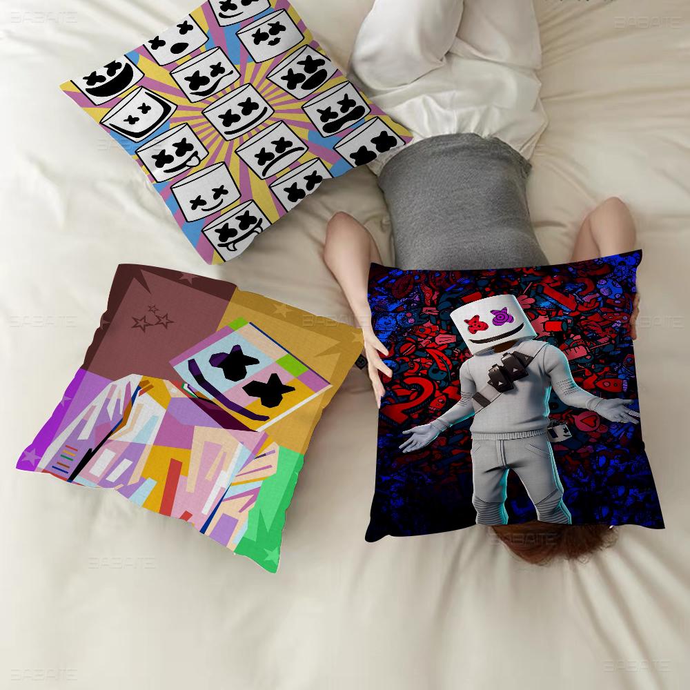 M-Marsh-mellos Pillow Cover Design Cushion Cover Decor Holiday Decorati