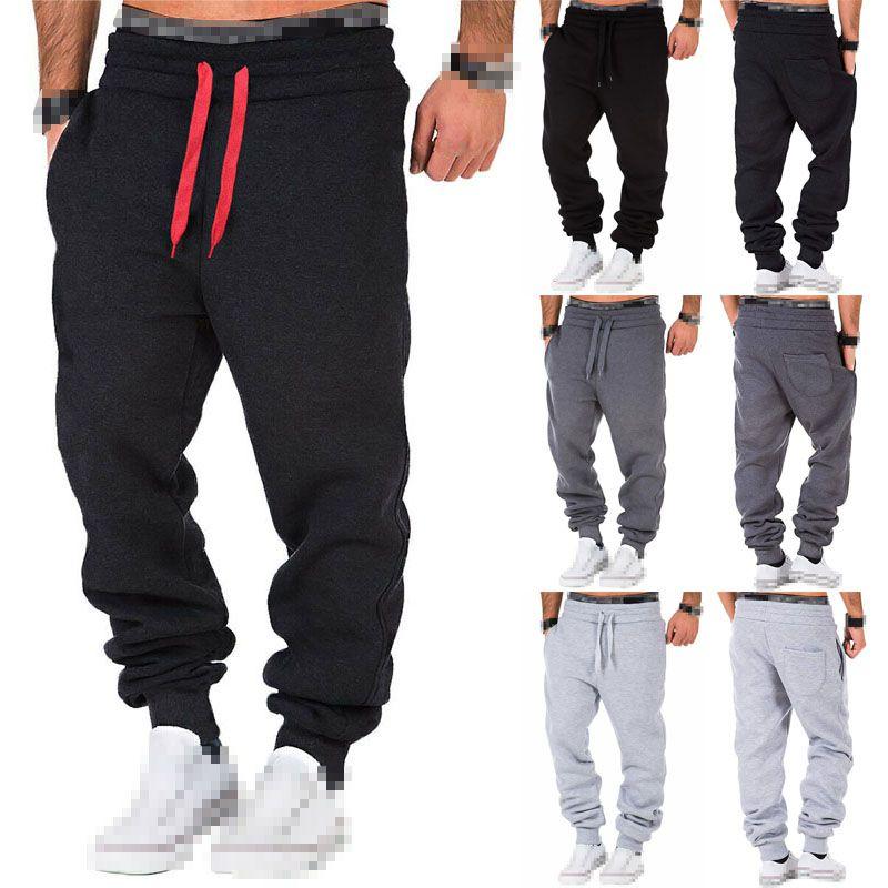 Men's Cotton Blend Jogger Sweatpants With Elastic Waist And Adjustable Drawstring