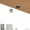 Silver-Plated Retro Distressed Spacer Beads DIY Jewelry Accessories for Bracelets, Necklaces, Earrings, and Pendants