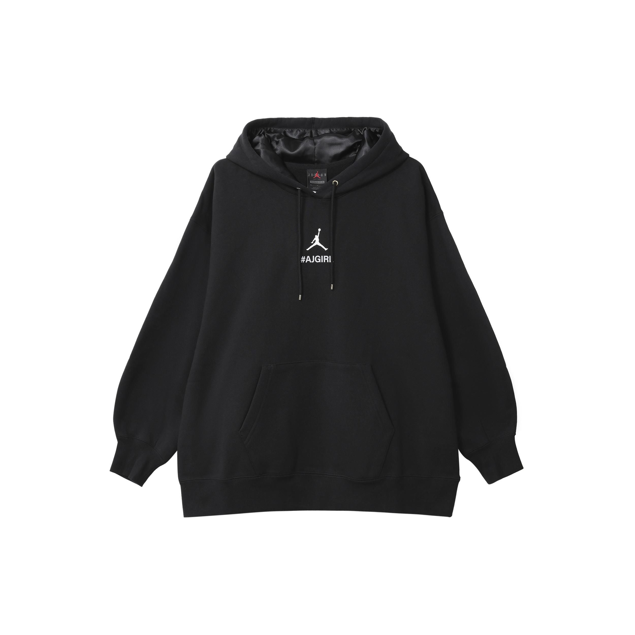 (WMNS) Air Jordan AJGirl Hoodie Black Women s FZ4334-010 M