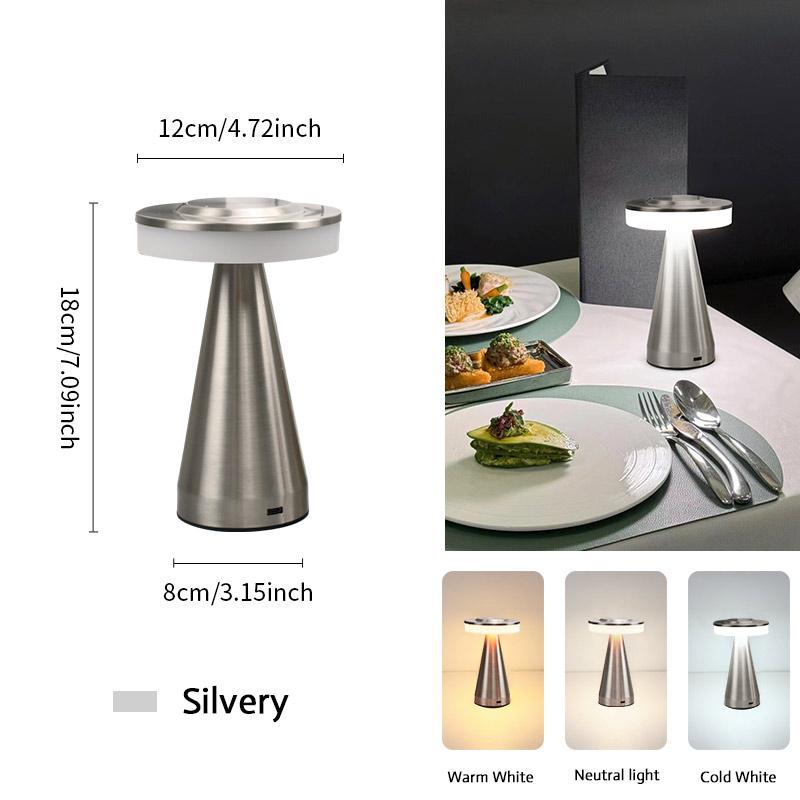 LED Table Lamps Wireless desk lamp Rechargeable Night Light Touch desk lamp Restaurant Bar Desktop Mood Lighting Bar Decoration