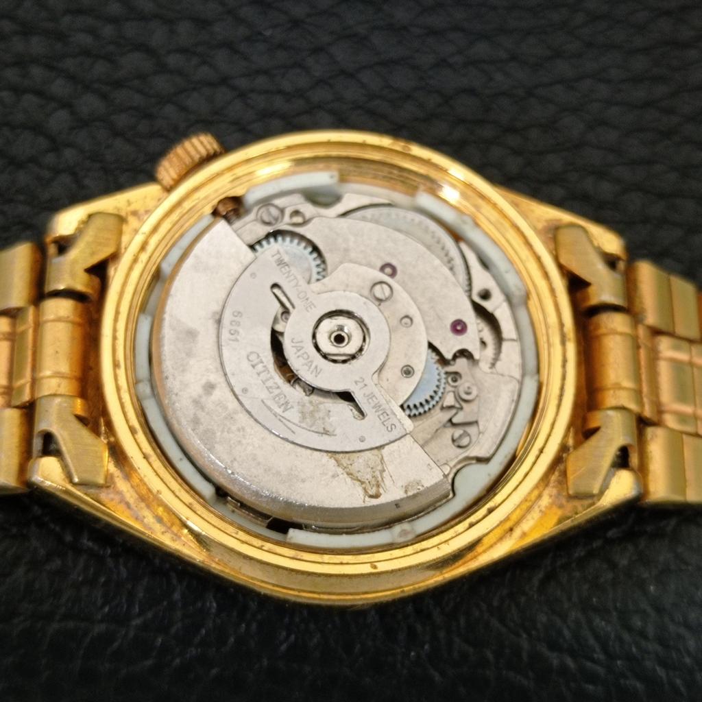 GENUINE VINTAGE CITIZEN AUTOMATIC JAPAN WOMENS ORIGINAL DIAL WATCH a705524-1