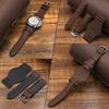 Cowhide Tray Watch Strap 18mm 20mm 22mm Watch Band Anti-metal Allergy Leather Watchbands  Accessories UTHAI G18