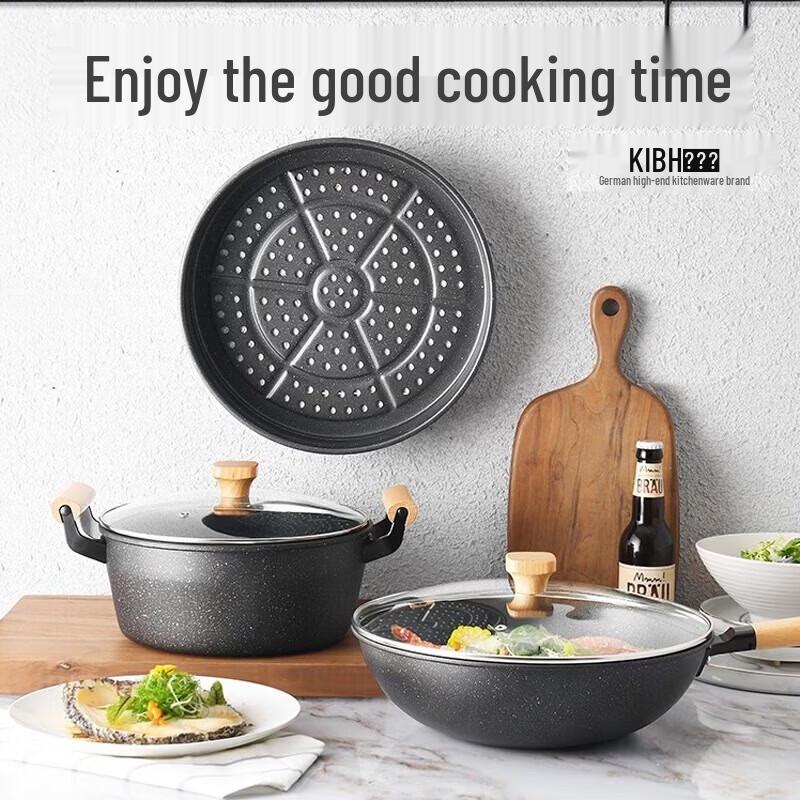 

KBH Magdeburg 2-Piece Nano Ceramic Fine Iron Cookware Set
