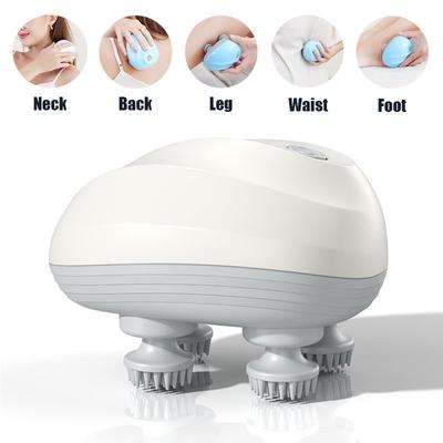 Elektrischer Kopfmassagegerät USB Wiederaufladbar Kopfhautmassagegerät Körpermassage Gesundheitswesen Schulter Nacken Tiefengewebe Knetmassage Geschenk