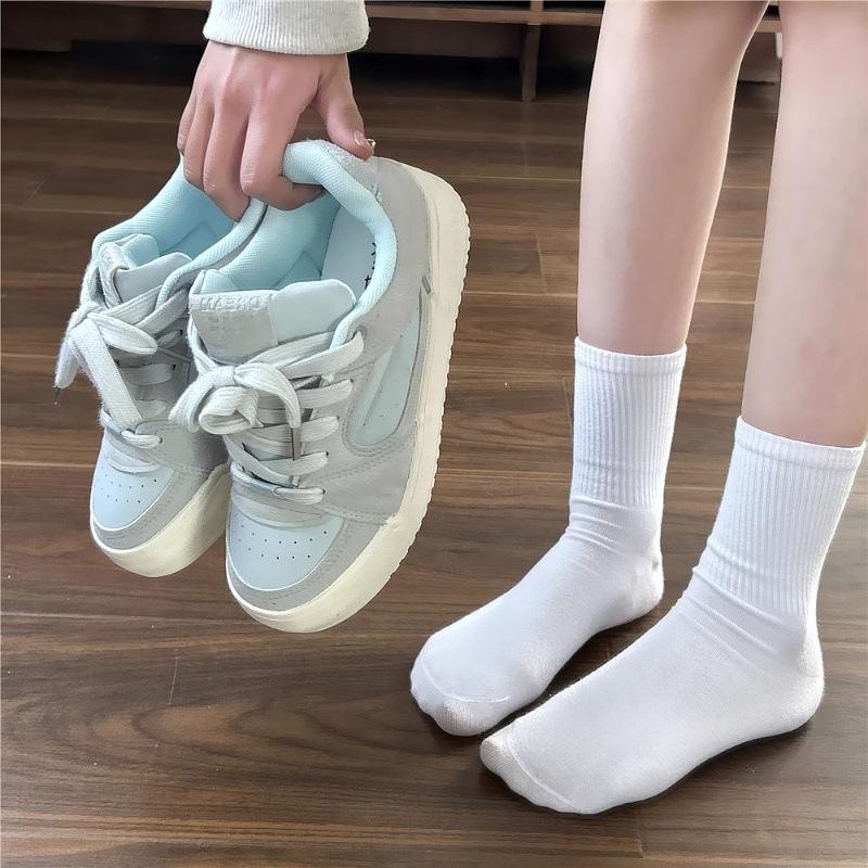Korean Version of Foreign Trade Platform Niche Retro Board Shoes Women's Ins Tide 2025 Summer New Leisure Sports Versatile White Shoes