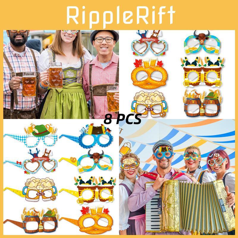 Cartoon Style Beer Festival Glasses Quirky Props For Beer Festival Party Photos Code Beer Festival Glasses)