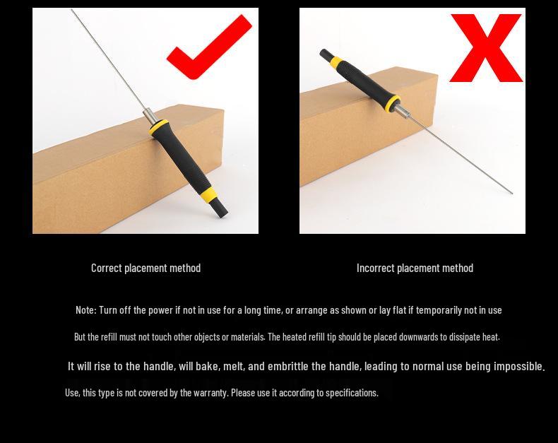 Elektrický horký nůž pro řezání pěny a KT desek