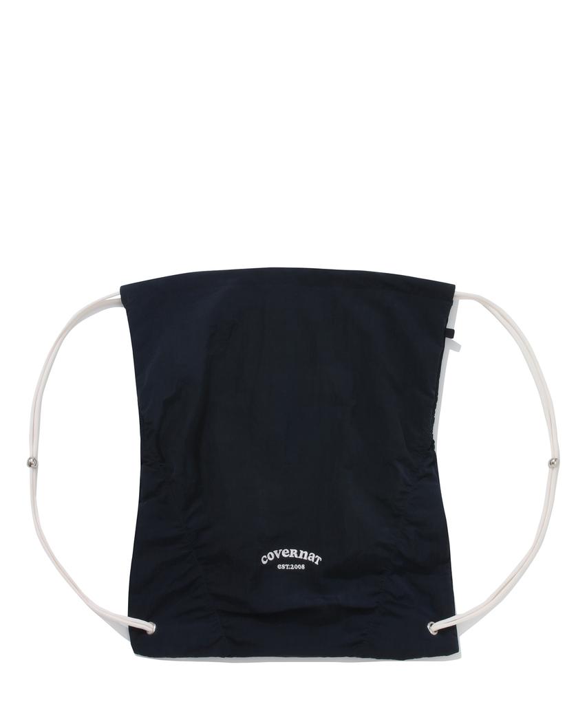 Covernat Woman Clover Heart String Backpack Navy