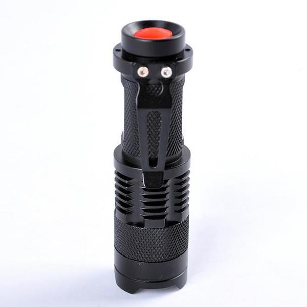 (Świetny dom) Latarka LED UV z funkcją zoomu, latarka 365 nm, ultrafioletowe światło czarne, bateria AA