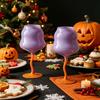 Yangyizhi Glass Goblet, Wave Cup, Creative Decorative Cocktail Glassware, Novelty Bar Goblet Tool for Wine Cocktails Juices