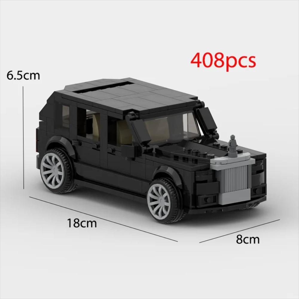 MOC SUV Městské Auto Závodník Klasické Terénní Stavebnice Cihla Závodní Super Technika Kreativní Garáž DIY Sada