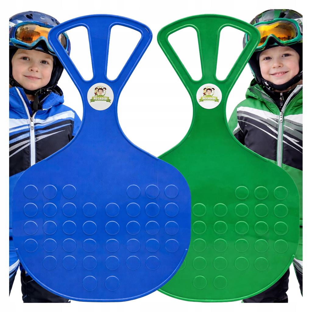 TWO pieces of APPLE SLIDE SET for sliding XXL 58 cm SLED FOR SNOW