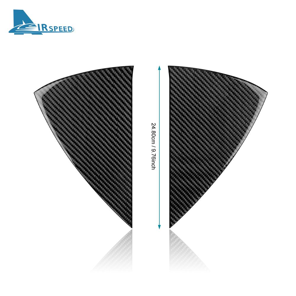 Real Soft Carbon Fiber Sticker For Tesla Model 3 Highland 2025 Car Front Door Slot Panel Interior Trim Decor Accessories