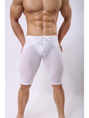 BRAVE PERSON Men's Mid-Length Sports Swim Trunks