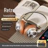 2026 Retro Metal Headband Bluetooth Headphones - Long Battery Life