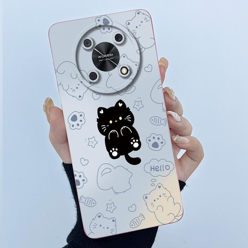 For Huawei Nova Y90 2022 Case Matte Phone Cover Soft TPU Cute Panda Sweet Girls Cats For Huawei NovaY90 CTR-LX1 CTR-LX2 Casing