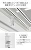 Yamazaki Curtain Rail Upper Hanger Hook White of Tower Temporary Hanging Clothes Drying Hook Indoor Clothes Drying Window Frame 10583 x 2 (Yamazaki