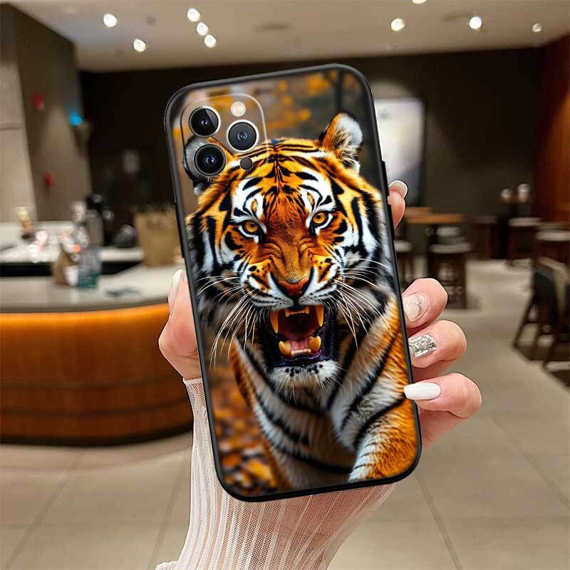 Animal Tiger Phone Case for Redmi Note 12 12S 12C 13 13C 13R 14 14S 14R 14C 11A 13X A3 A3X A4 A5 Pro Max Plus