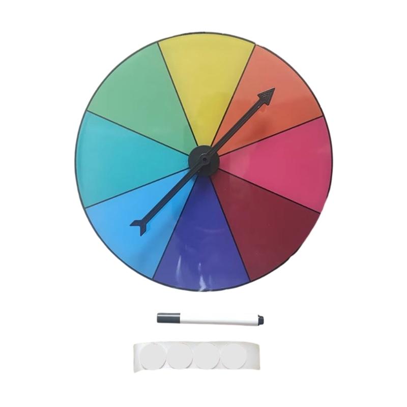 Tabletop Prize Turntable Wheel Prize Game Turntable Lucky Draws Roulette Wheel for Party Gatherings Carnivals Tradeshow