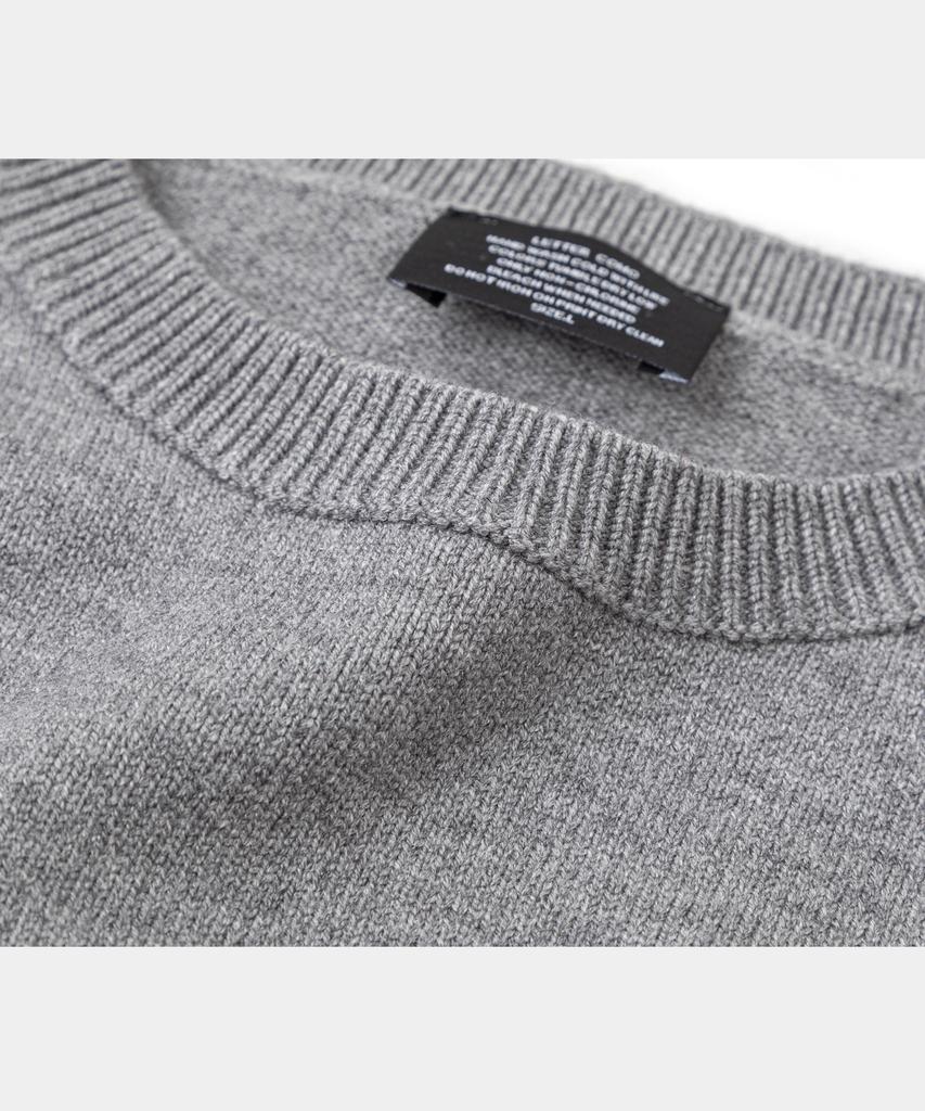 LETTERCOMO Essential Daily Round Knit Grey