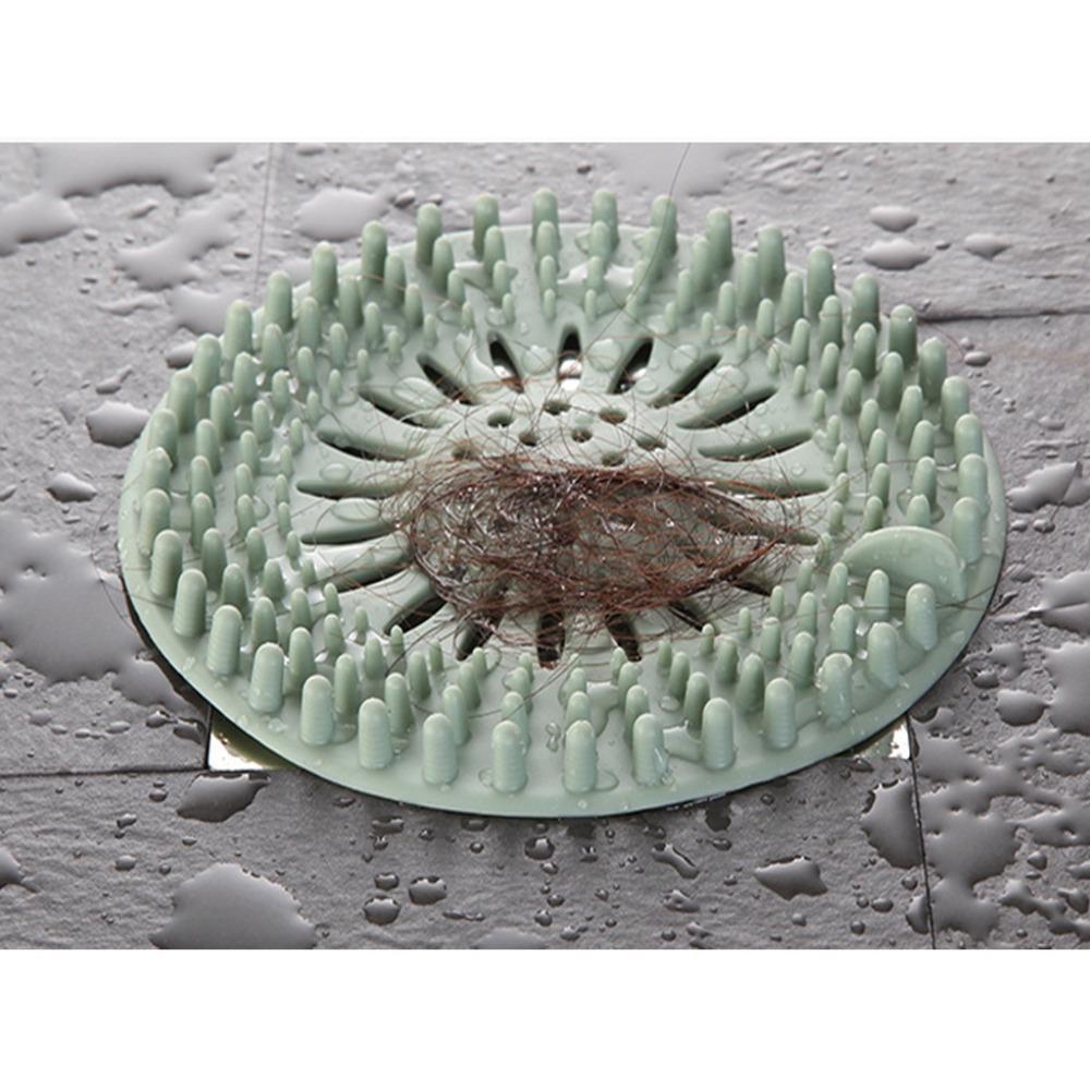 4 PCS Pink Green Floor Drain Strainer TPR Bathtub Drain Cover Home Bathroom Kitchen