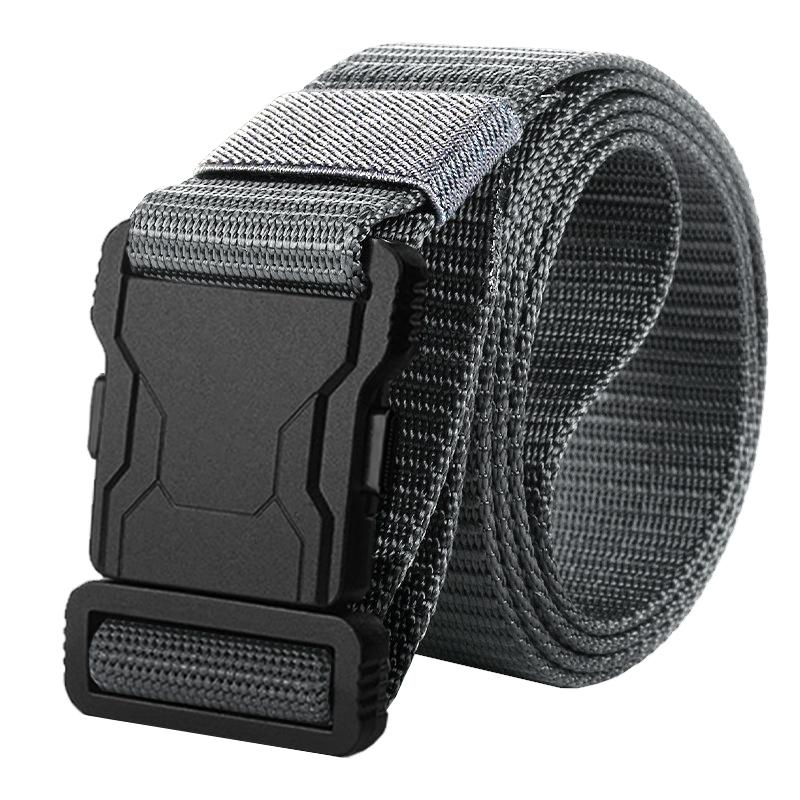 1 Piece of Fashionable Men's Tactical Buckle Belt for Outdoor Sports Training and Sports Work Pants Belt