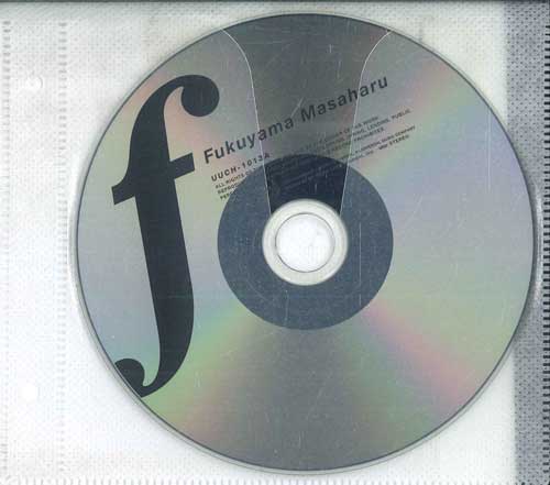 

CD MASAHARU FUKUYAMA - F UUCH1013A UNIVERSAL Япония Японская поп/рок Б/у