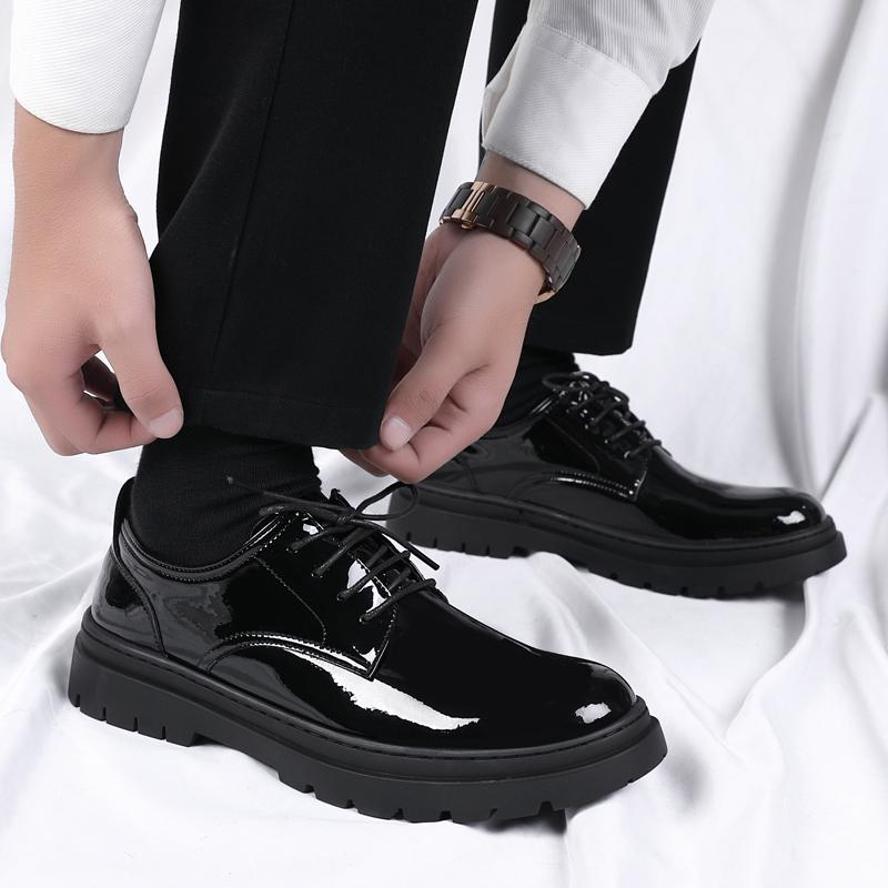 Thick Soled New Men's Leather Shoes Classic and Versatile Style Design Leisure Business Office Formal Adult Quality Shoes