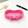 3D Printed Bow Jewelry Tray Bowknot Trinket Dish Ring Holder  Dresser Vanity Desk