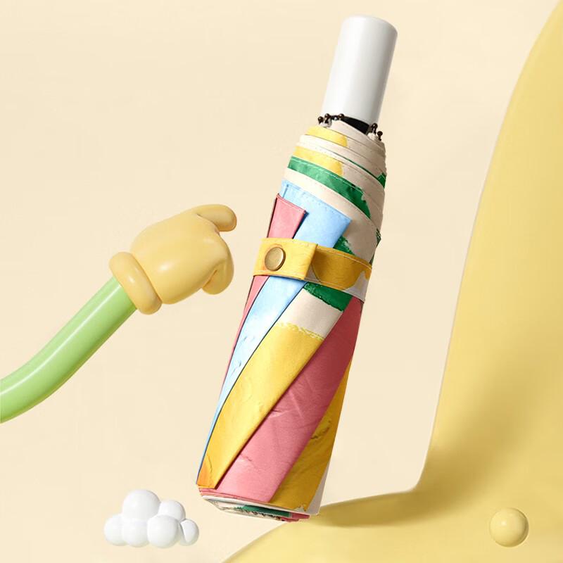 MAYDU Forest Style Printed Folding Umbrella