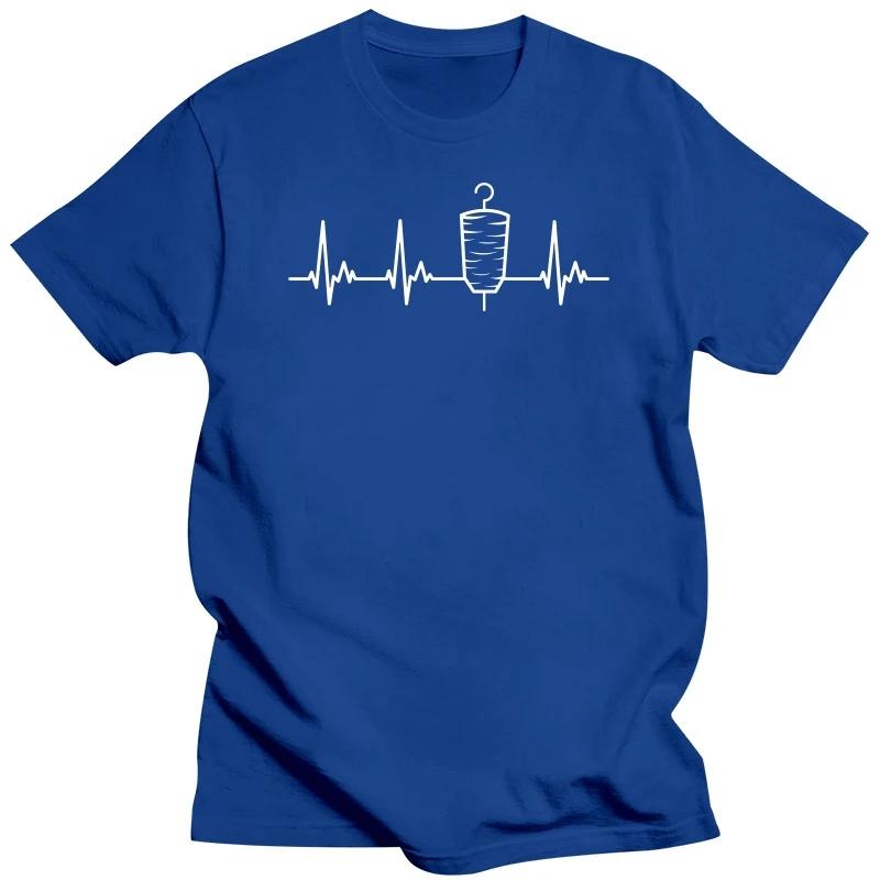 Doner Heartbeat Unique TShirt Kebab Meat Dishes Shashlik Gyros Leisure T Shirt Hot Sale Stuff For Adult