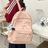 Schoolbag Japanese Ins Wind Soft Girl School Bag Girls Student Simple Versatile Girl Bow Backpack Lightweight Backpack