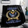 1PC US Air Force Recruiting Print Flannel Blanket, High quality All Seasons, Home Decor, Warmth and Comfort, Perfect for Christmas Gifts
