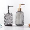Nordic Lux Glas Push-Top Seifen- & Shampoo-Flasche