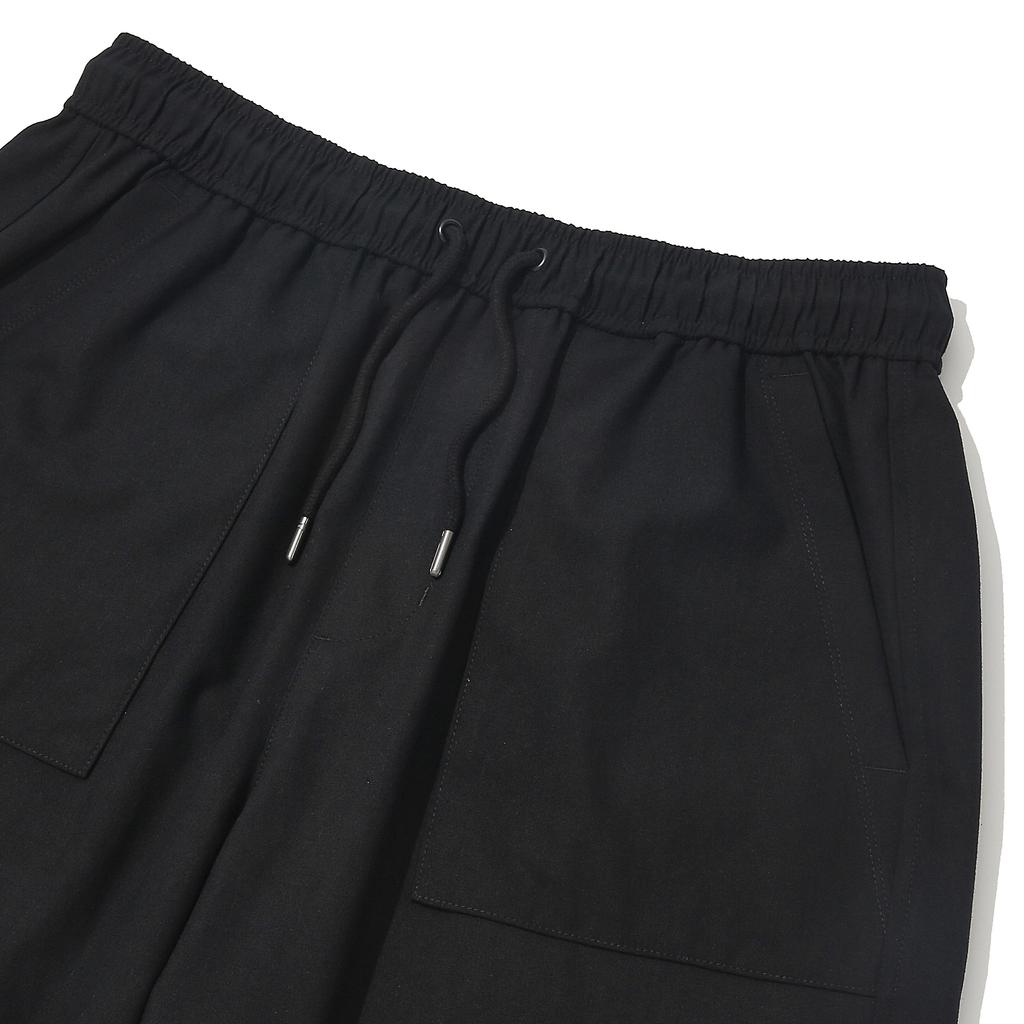 Intercrew Linen Artwork Point Length Pants Black Ita2Pm26Abk